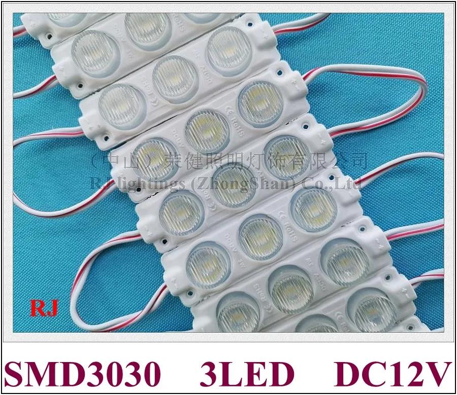  ڽ   LED ,  ,  15,  45, DC12V, 75mm x 20mm, ˷̴ PCB, SMD 3030, 3 LED, 3W